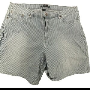 Calvin Klein striped  jeans Women's Shorts size 16